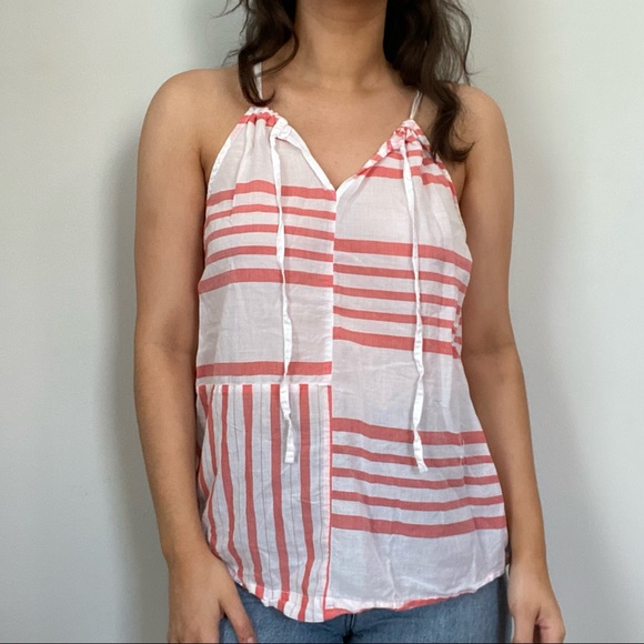 Old Navy Flowy Striped Blouse - Picture 2 of 5